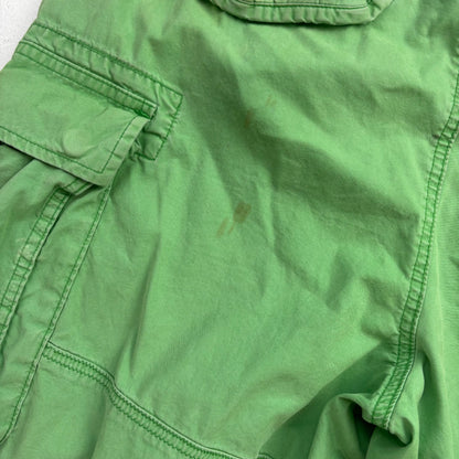 Polo Ralph Lauren Green Expedition Painted Tiger Graphic Patch Shorts Utility - 34