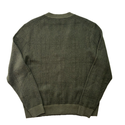 Polo Ralph Lauren Glen Plaid Tweed Green Cardigan (Wool) - L