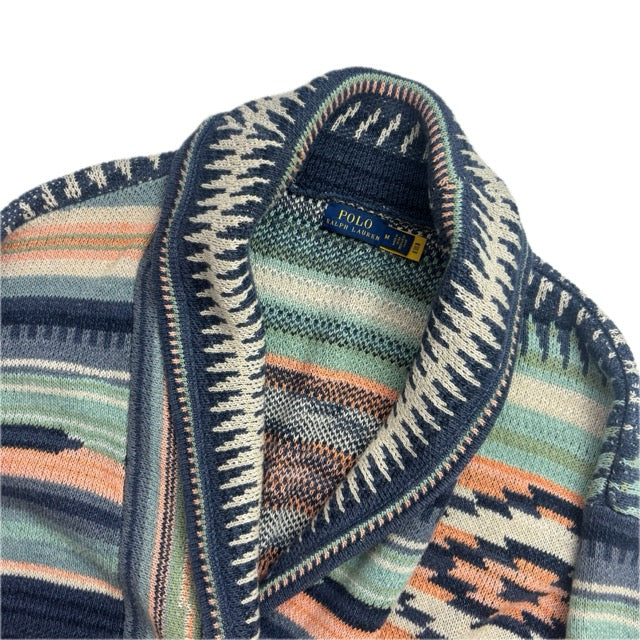 Polo Ralph Lauren Aztec Patchwork Cardigan Southwestern - M