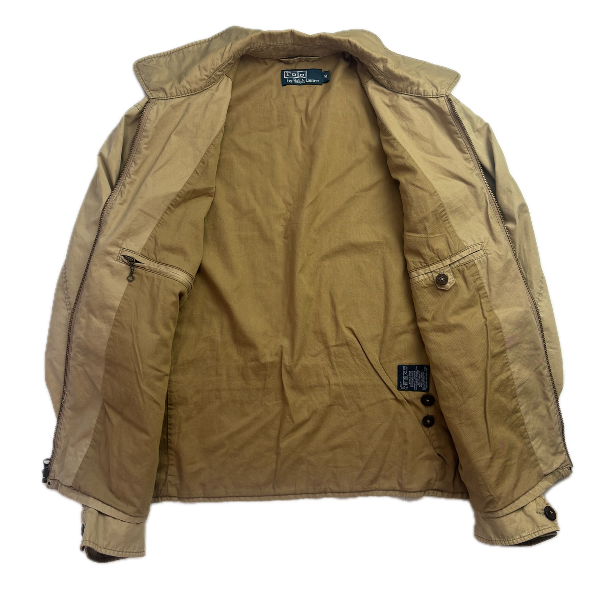 Polo Ralph Lauren Beige Harrington Detroit Jacket (Cotton) - M