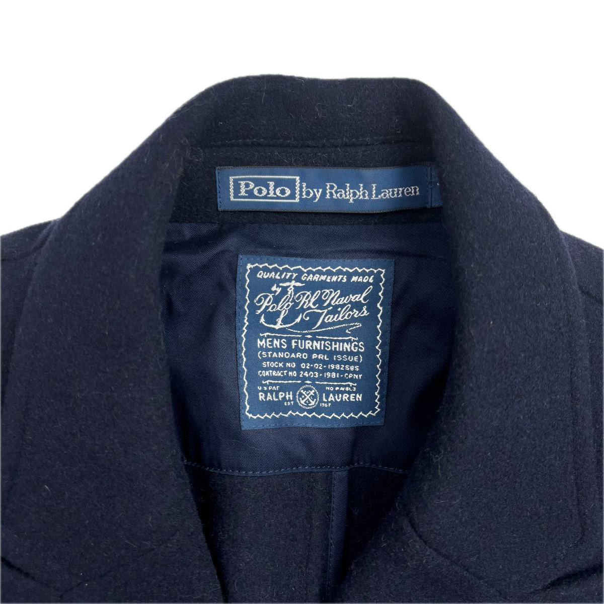 Polo Ralph Lauren Navy Double Breast Blazer Sports Jacket (Wool) - 40R