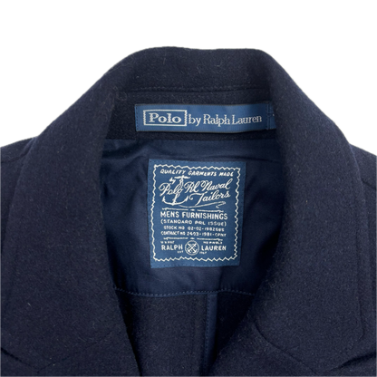 Polo Ralph Lauren Navy Double Breast Blazer Sports Jacket (Wool) - 40R