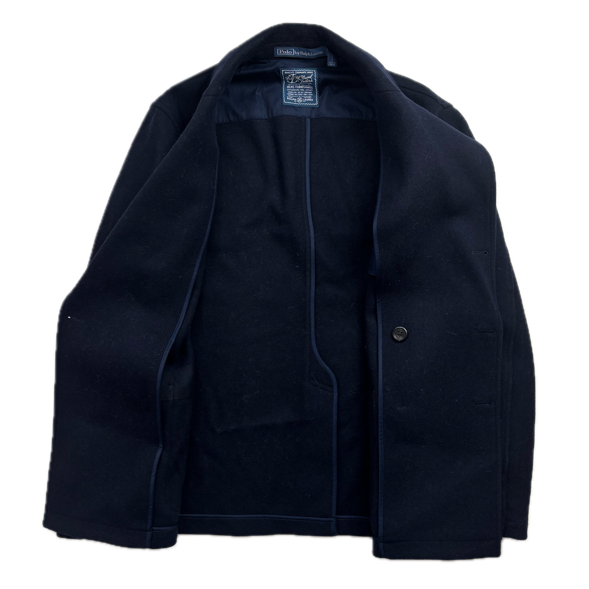 Polo Ralph Lauren Navy Double Breast Blazer Sports Jacket (Wool) - 40R