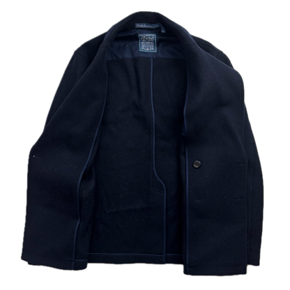 Polo Ralph Lauren Navy Double Breast Blazer Sports Jacket (Wool) - 40R