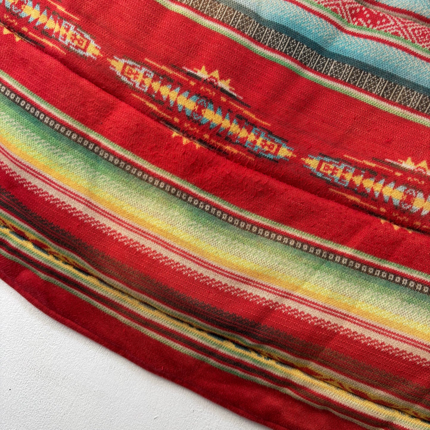 Polo Ralph Lauren Serape Aztec Body Warmer Hooded Gilet Vest Southwestern - M