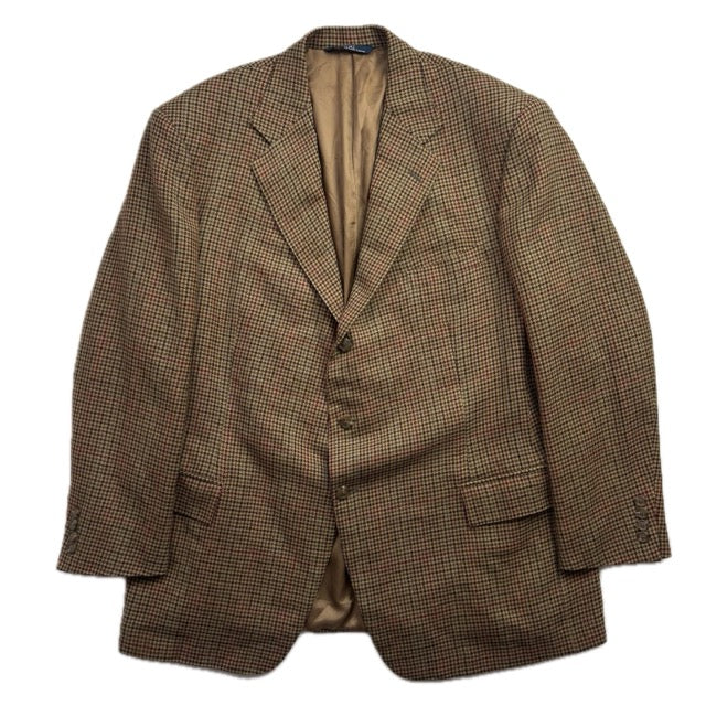 Polo Ralph Lauren Houndstooth Tweed Blazer Sports Coat (Lambswool) - 46R