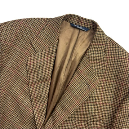 Polo Ralph Lauren Houndstooth Tweed Blazer Sports Coat (Lambswool) - 46R