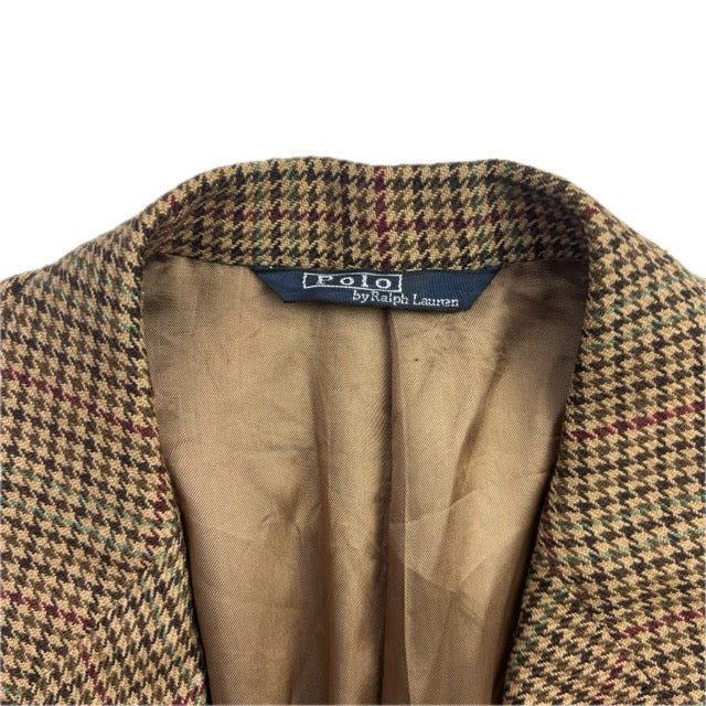 Polo Ralph Lauren Houndstooth Tweed Blazer Sports Coat (Lambswool) - 46R