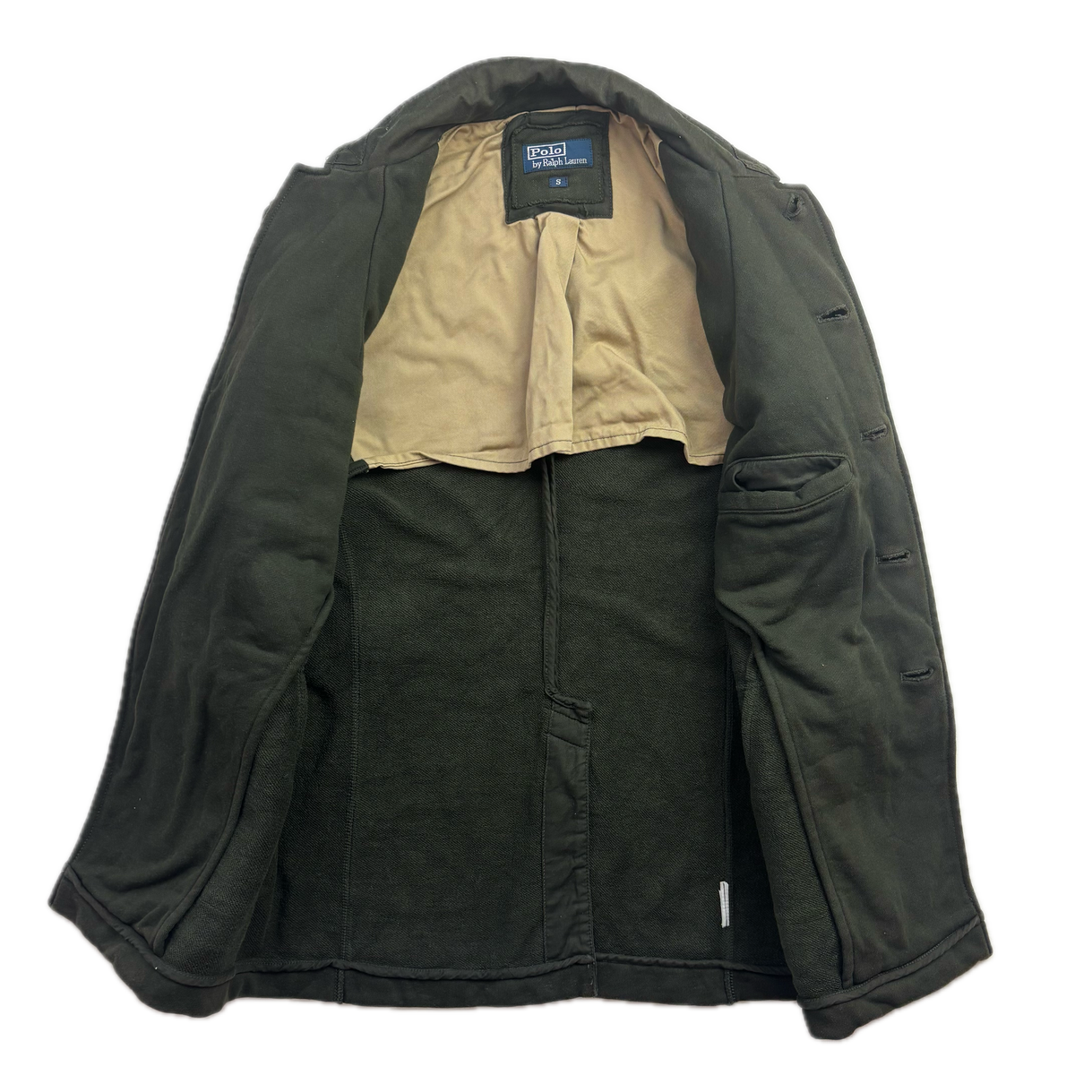 Polo Ralph Lauren Green Military Battle Dress Officer Jacket (Cotton) -  S