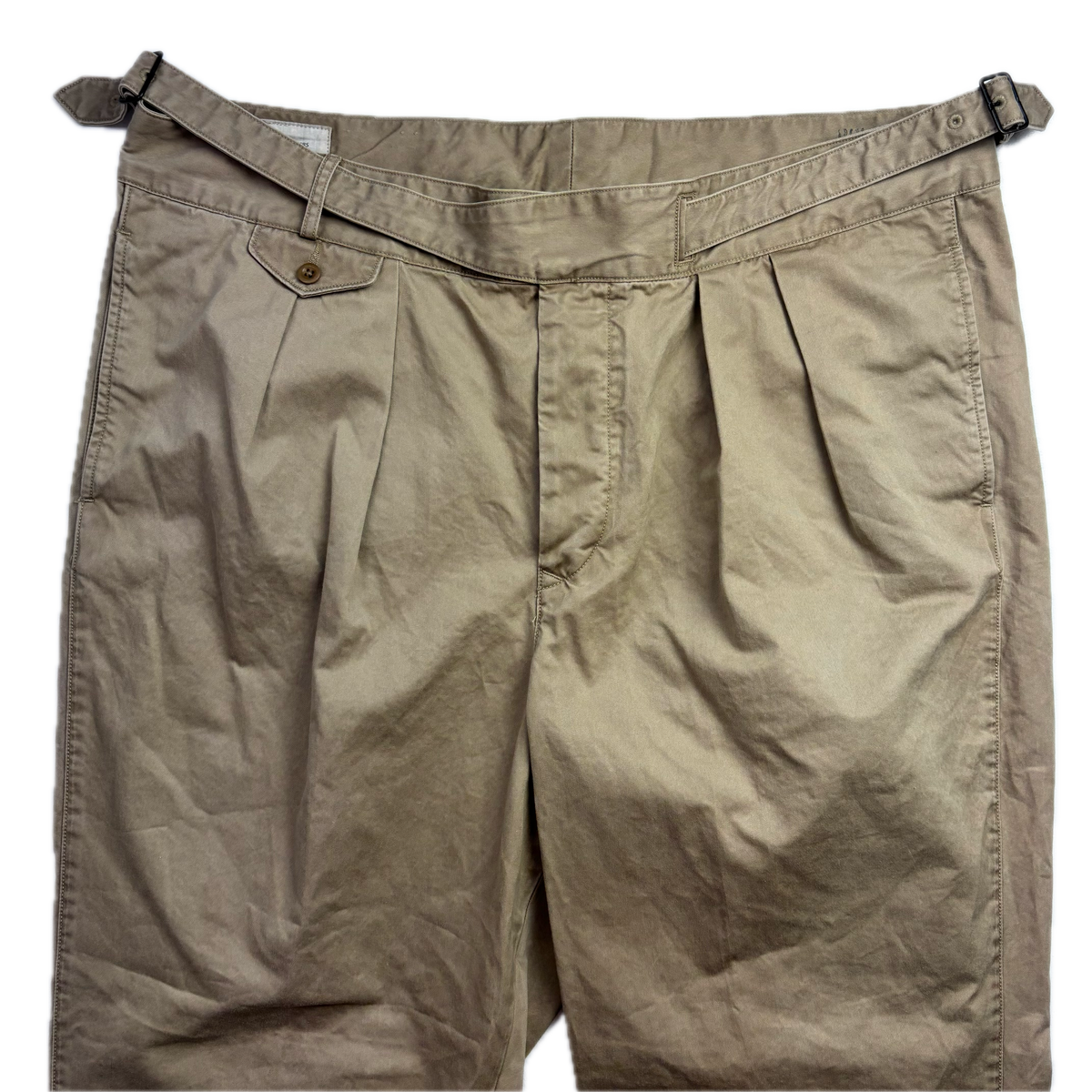 Polo Ralph Lauren Beige Whitman Officer Ghurka Military Trouser Chino Pants - 42x32