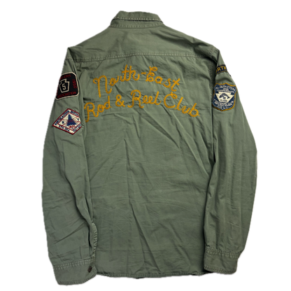 Polo Country Ralph Lauren Rod & Reel Green Fishing Shirt - M