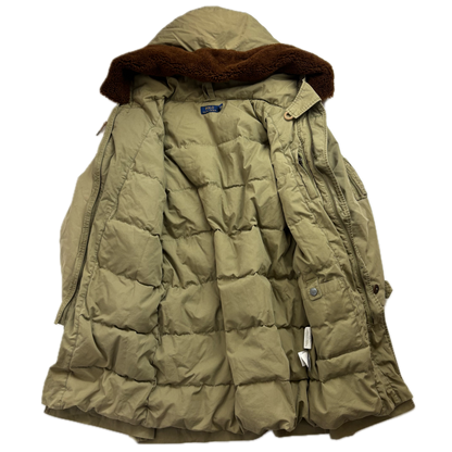 Polo Ralph Lauren Mountain Division Puffer Parka Military Sheepskin Hood - M