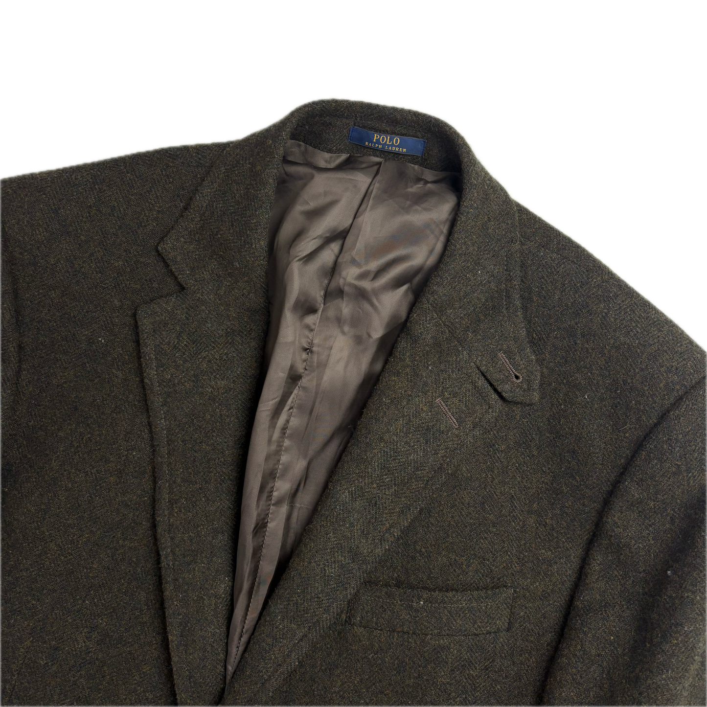 Polo Ralph Lauren Green Tweed RL67 Blazer Sports Coat (Wool) - 42R
