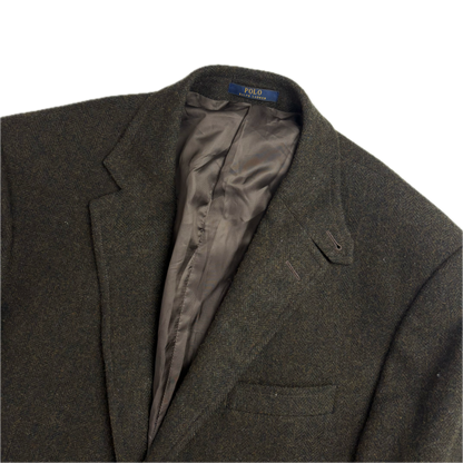 Polo Ralph Lauren Green Tweed RL67 Blazer Sports Coat (Wool) - 42R