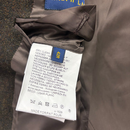 Polo Ralph Lauren Green Tweed RL67 Blazer Sports Coat (Wool) - 42R