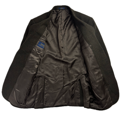 Polo Ralph Lauren Green Tweed RL67 Blazer Sports Coat (Wool) - 42R