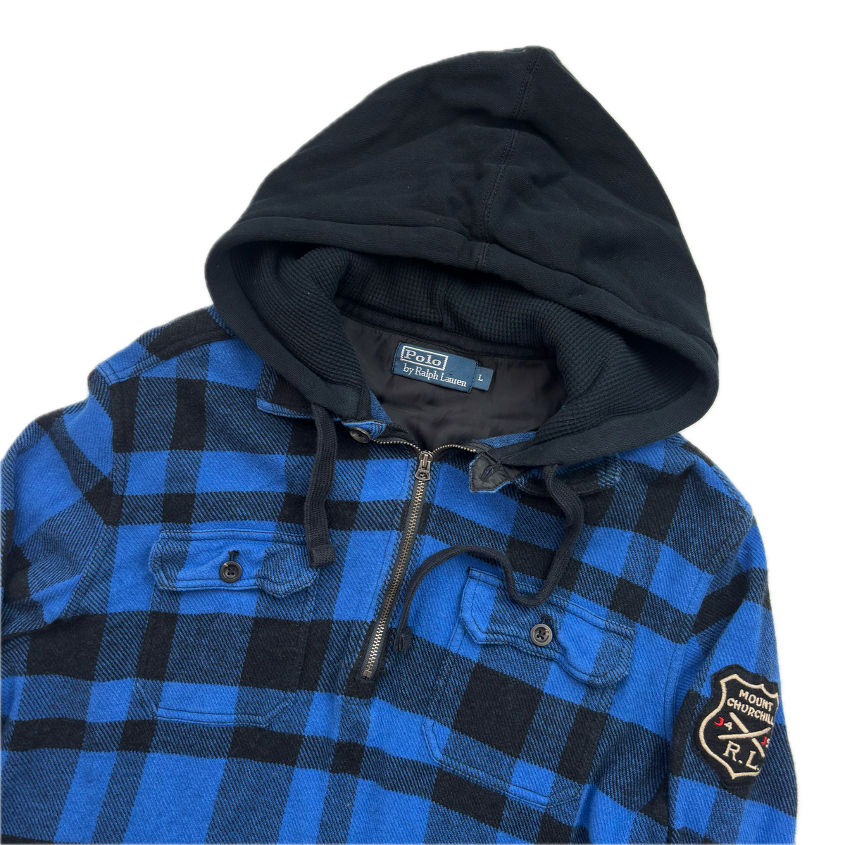 Polo Ralph Lauren Mount Churchill Ski Patrol Hooded Shirt - L