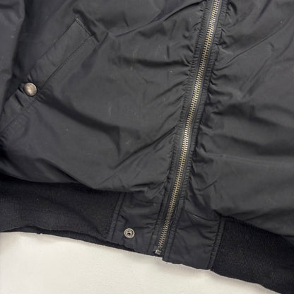 Polo Ralph Lauren Lambswool Collar Black Bomber Jacket - M