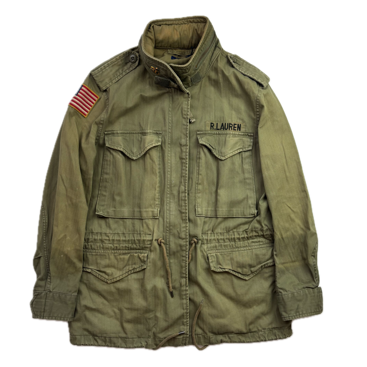 Polo Ralph Lauren Green Army Military Field Jacket - M