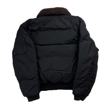 Polo Ralph Lauren Lambswool Collar Black Bomber Jacket - M