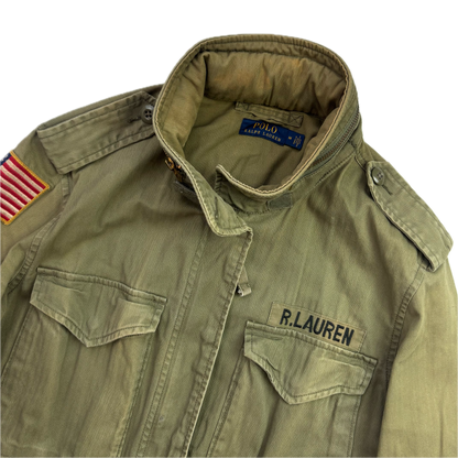 Polo Ralph Lauren Green Army Military Field Jacket - M