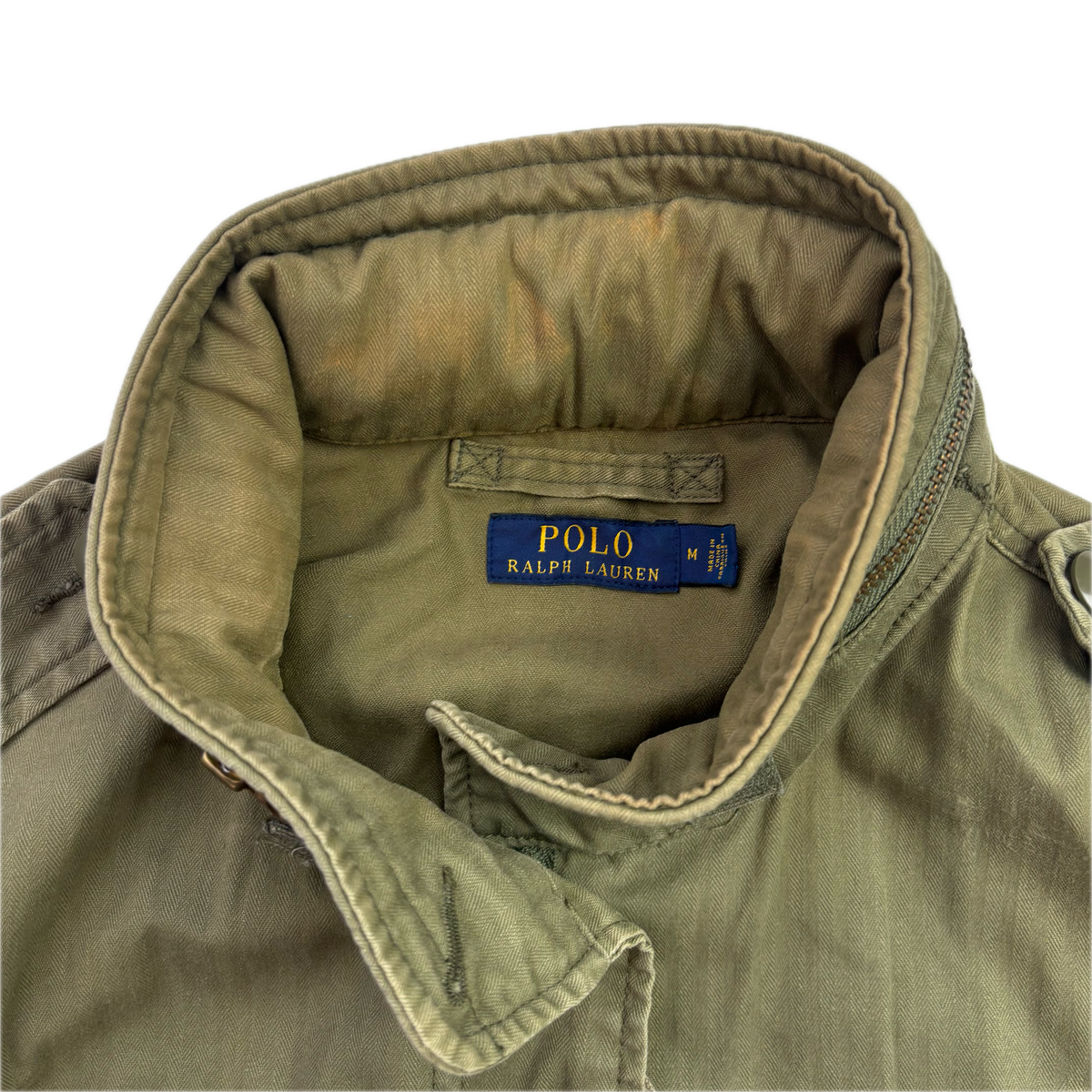 Polo Ralph Lauren Green Army Military Field Jacket - M