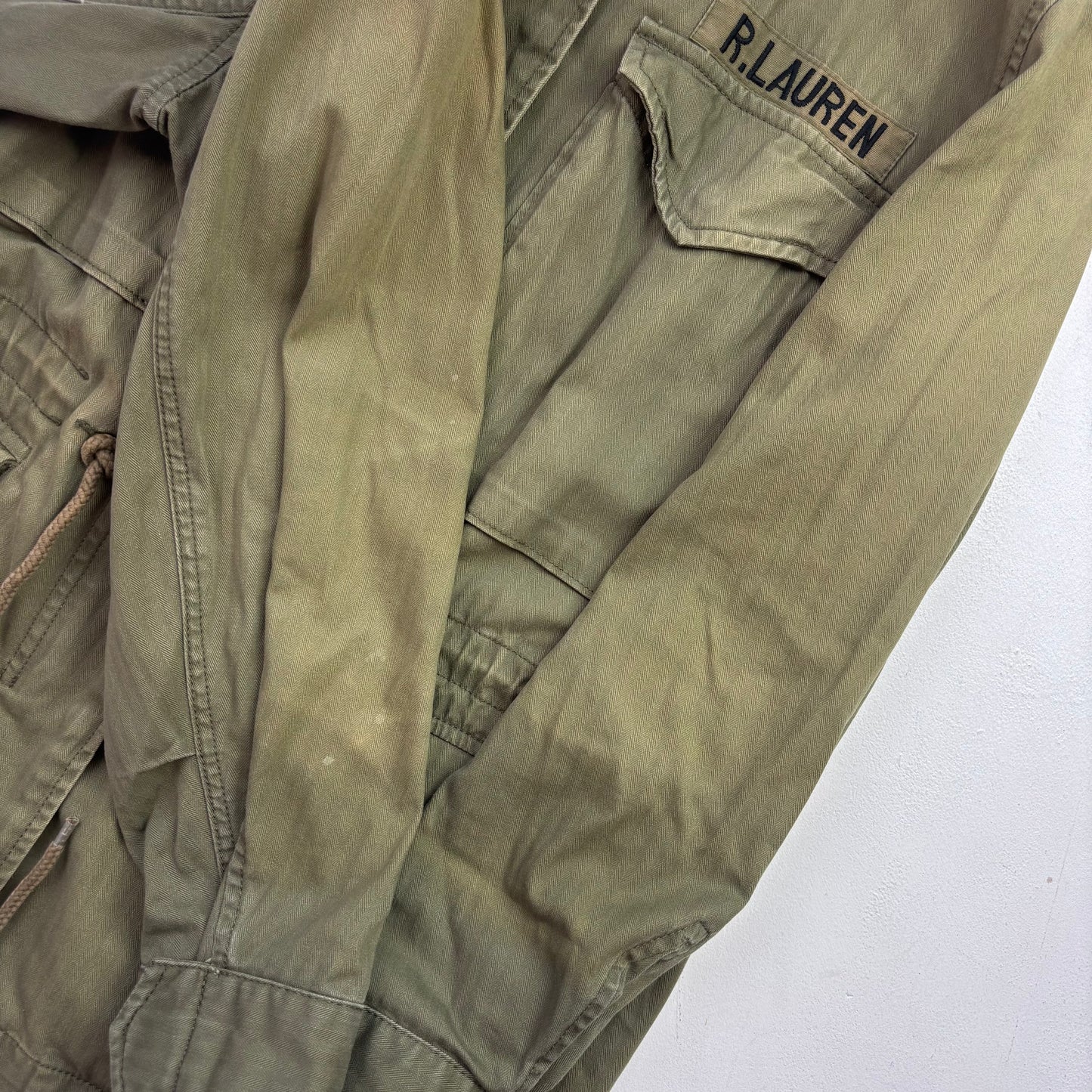 Polo Ralph Lauren Green Army Military Field Jacket - M
