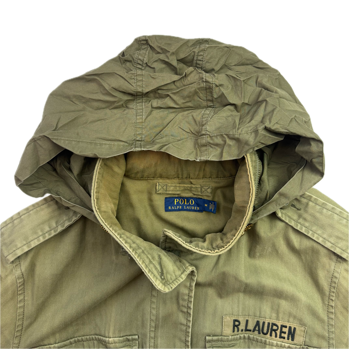 Polo Ralph Lauren Green Army Military Field Jacket - M