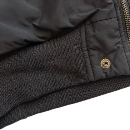 Polo Ralph Lauren Lambswool Collar Black Bomber Jacket - M