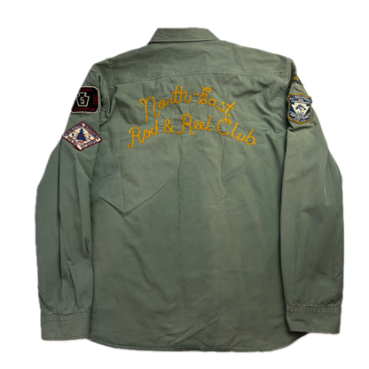 Polo Country Ralph Lauren Rod & Reel Green Fishing Shirt - XXL