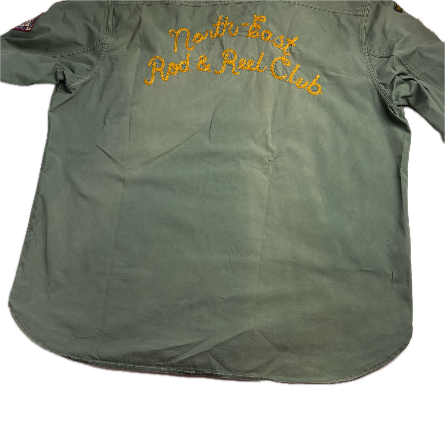 Polo Country Ralph Lauren Rod & Reel Green Fishing Shirt - XXL