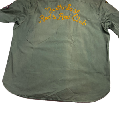 Polo Country Ralph Lauren Rod & Reel Green Fishing Shirt - XXL