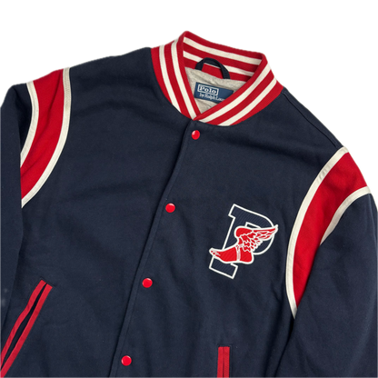 Polo Ralph Lauren Retro Navy P-Wing Varsity Jacket - M