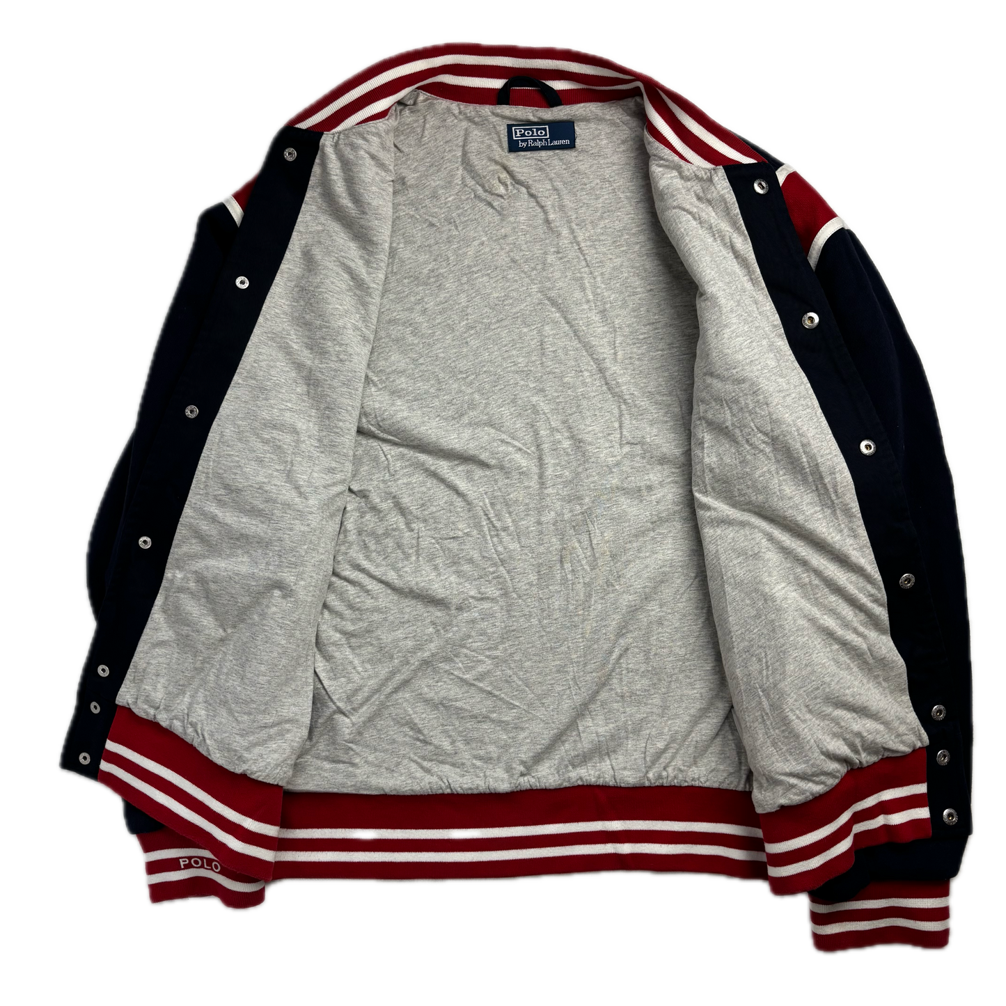 Polo Ralph Lauren Retro Navy P-Wing Varsity Jacket - M