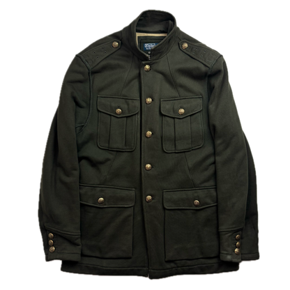 Polo Ralph Lauren Green Military Battle Dress Officer Jacket (Cotton) -  M