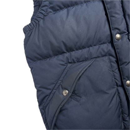 Polo Ralph Lauren Navy Hooded Body Warmer Gilet Down Vest - M
