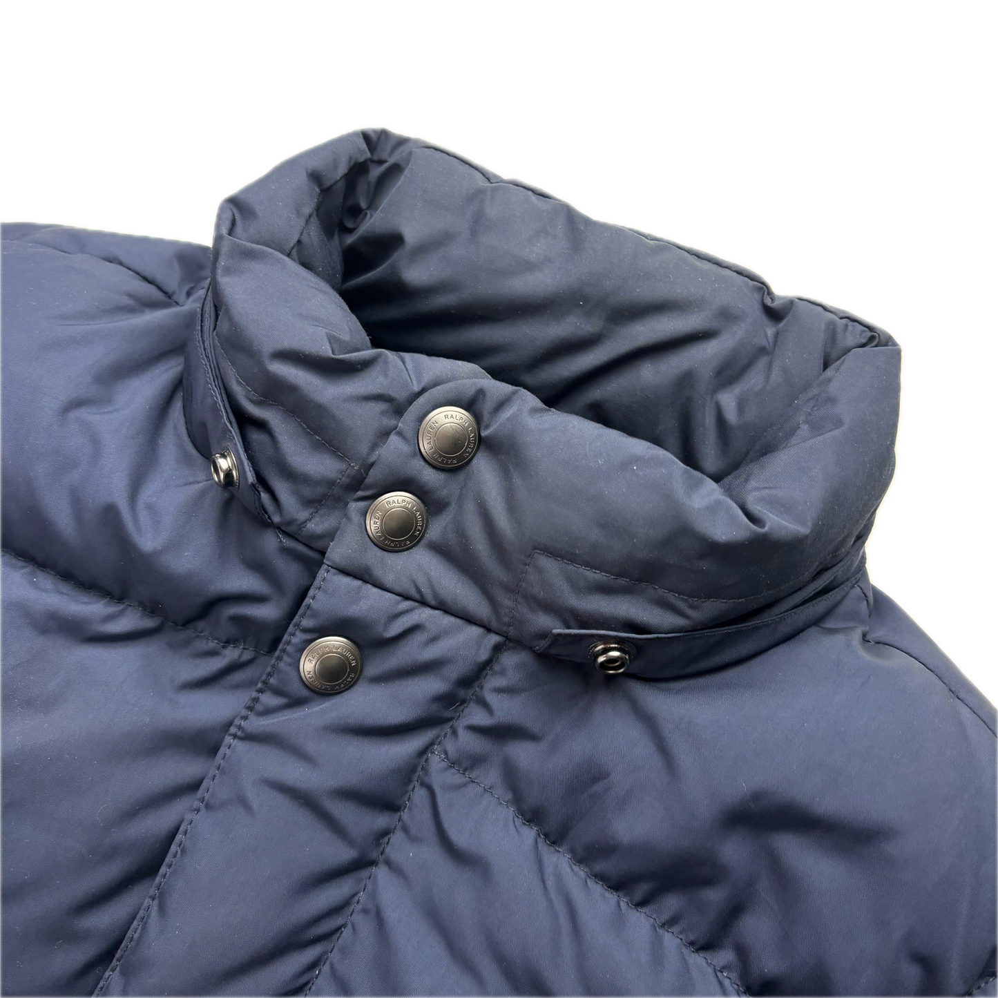 Polo Ralph Lauren Navy Hooded Body Warmer Gilet Down Vest - M