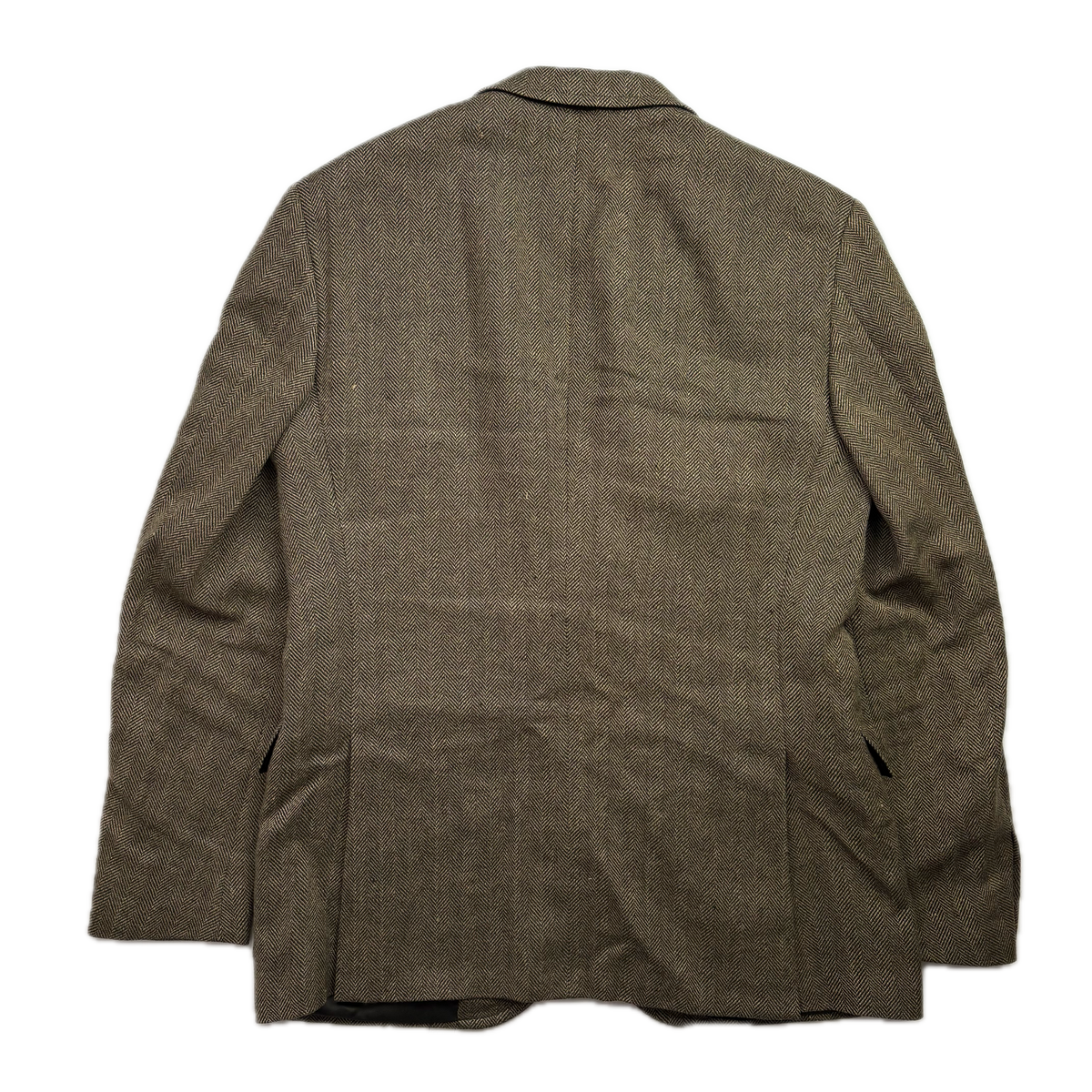 Polo Ralph Lauren Green Herringbone Blazer (Flax Wool) - 40R