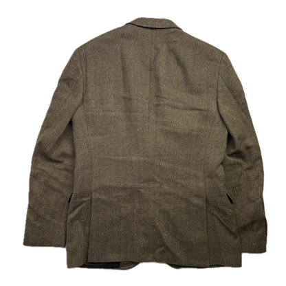 Polo Ralph Lauren Green Herringbone Blazer (Flax Wool) - 40R