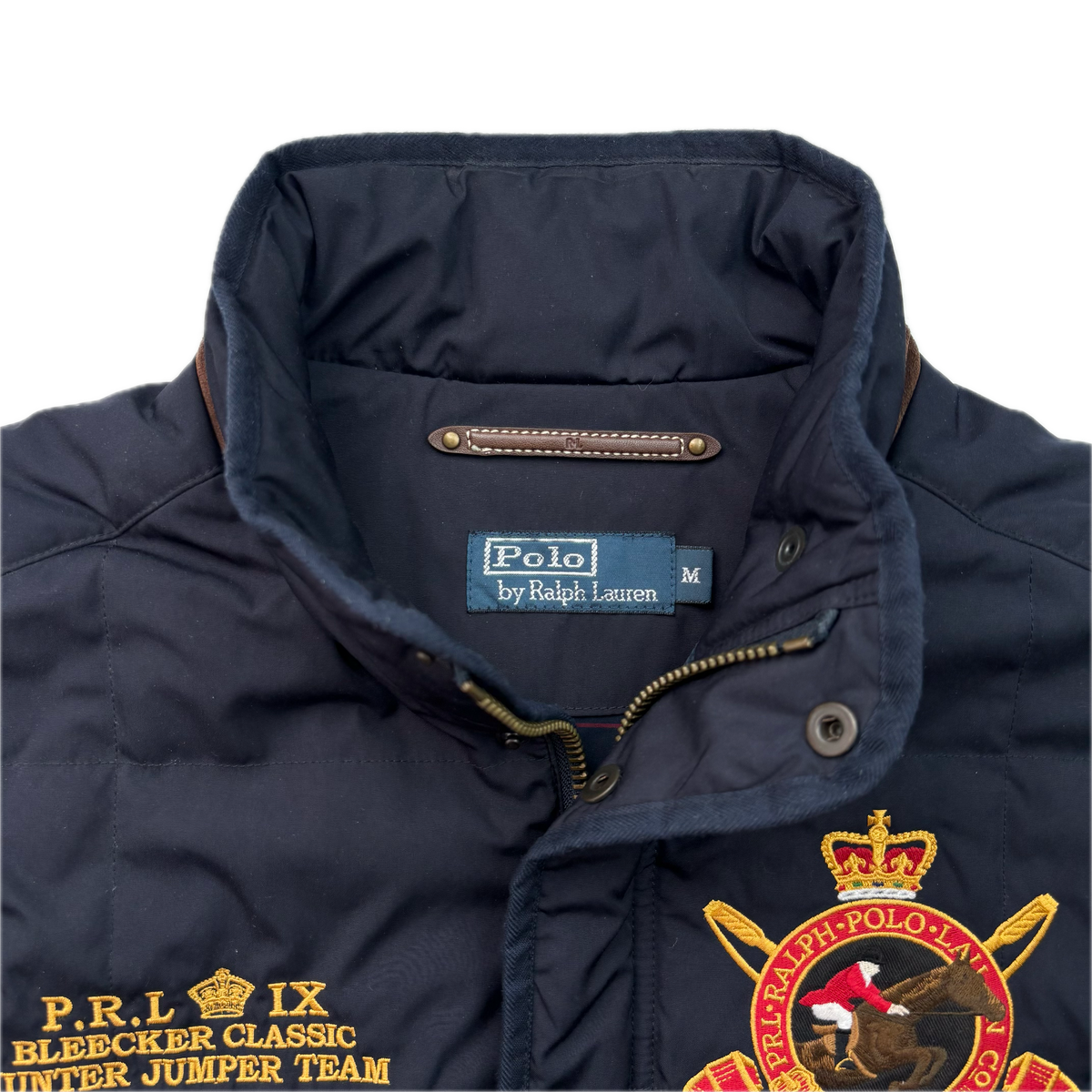 Polo Ralph Lauren Navy Equestrian Gilet Bleecker Jumper Vest - M