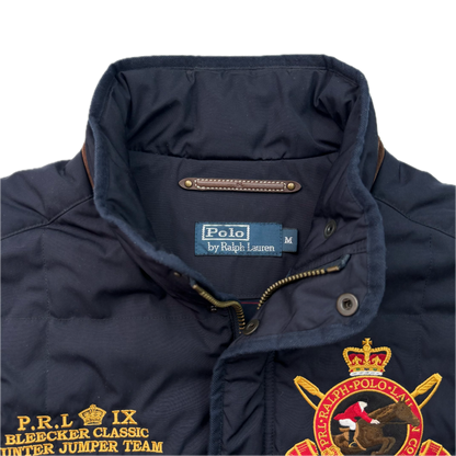 Polo Ralph Lauren Navy Equestrian Gilet Bleecker Jumper Vest - M