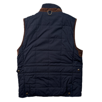 Polo Ralph Lauren Navy Equestrian Gilet Bleecker Jumper Vest - M