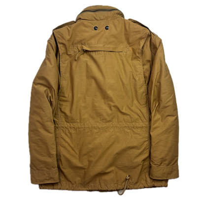 Polo Ralph Lauren 2 in 1 Tan Utility Jacket with Quilted Liner - L