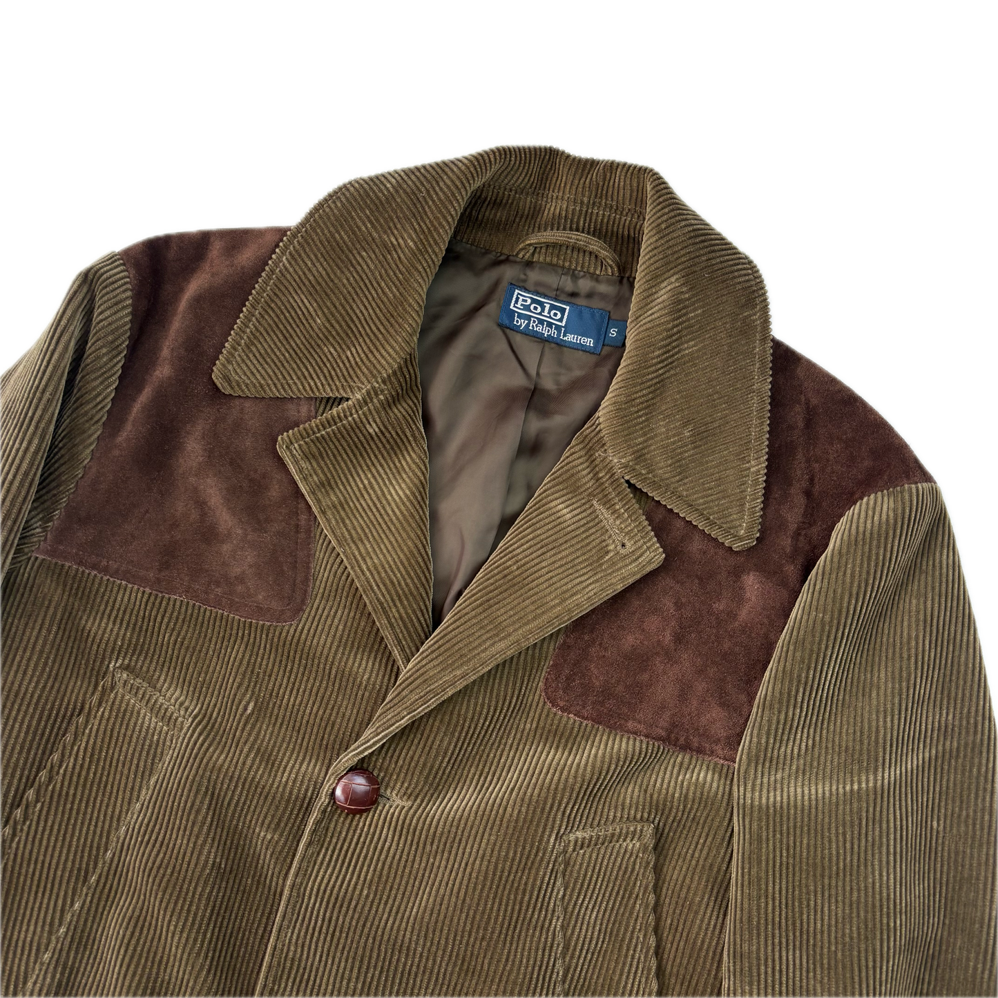 Polo Ralph Lauren Half Norfolk Corduroy Shooting Jacket Khaki - S