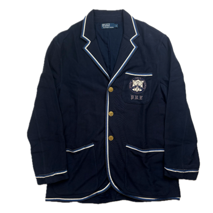 Polo Ralph Lauren Navy Tennis Blazer Sports Jacket Rowing - L