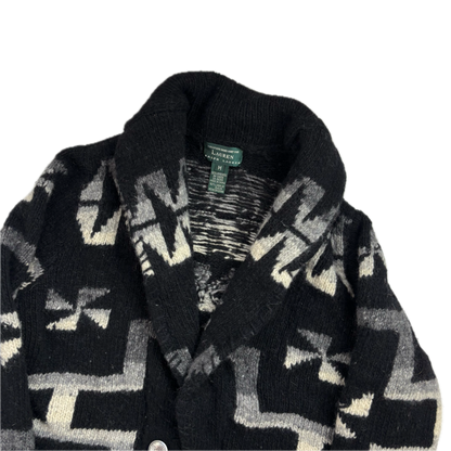 Lauren Aztec Hand Knit Cardigan (Wool) - M