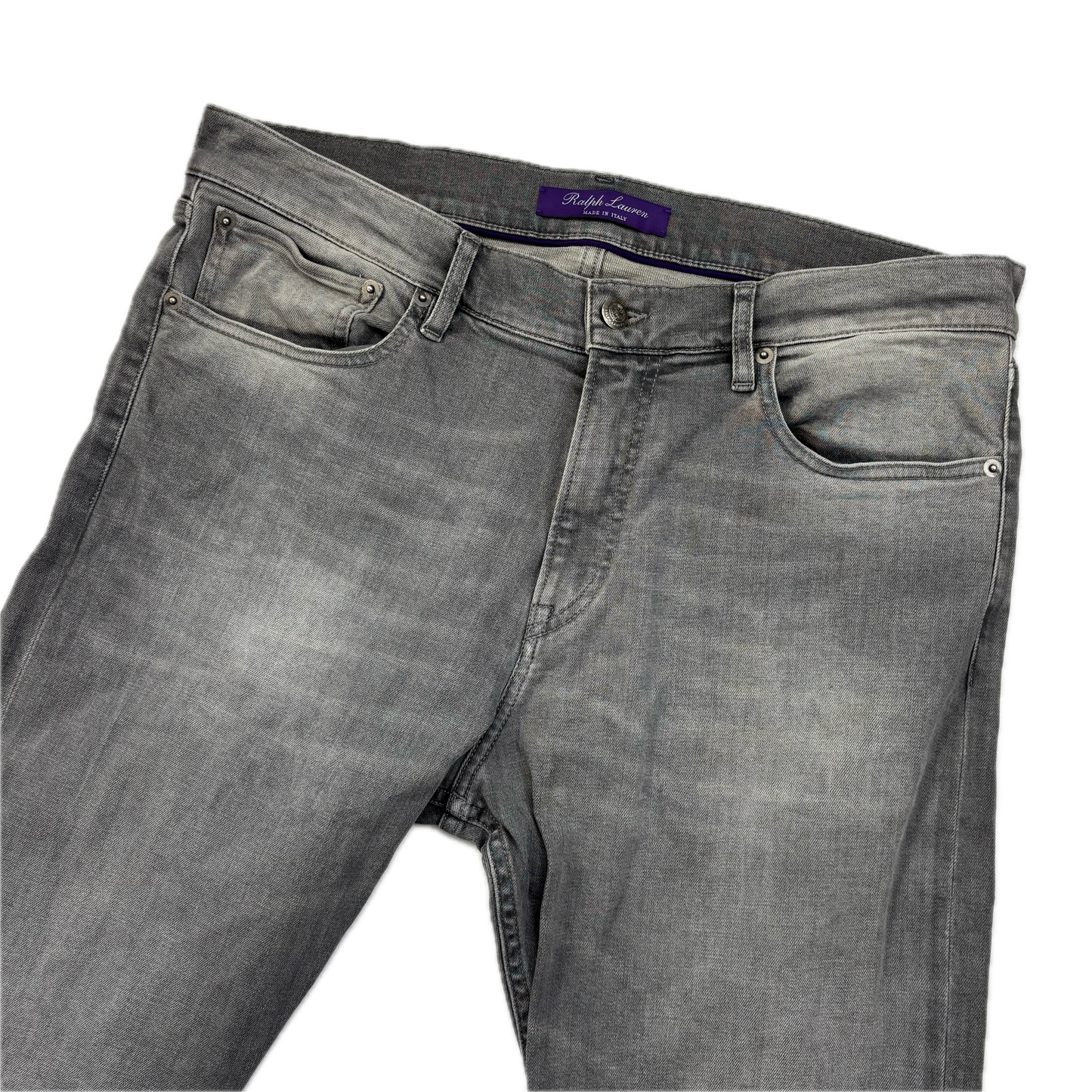 Ralph Lauren Purple Label Grey Skinny Fit Jeans - 36x32