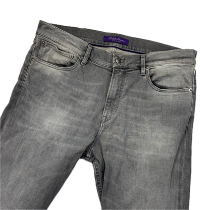 Ralph Lauren Purple Label Grey Skinny Fit Jeans - 36x32