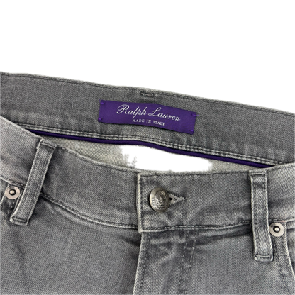 Ralph Lauren Purple Label Grey Skinny Fit Jeans - 36x32