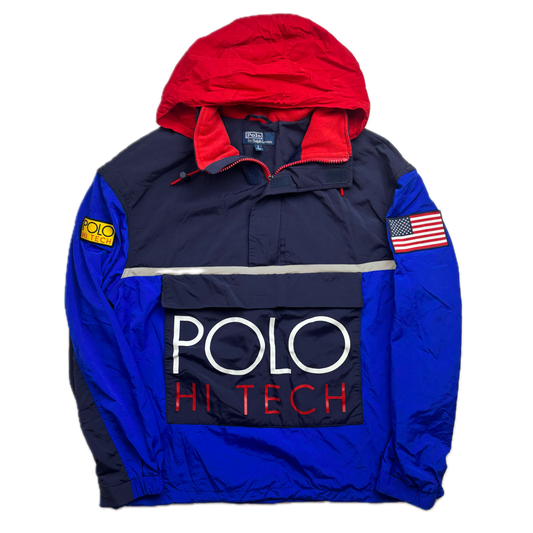 Polo Ralph Lauren Hi-Tech Quarter Zip Pullover Retro - S